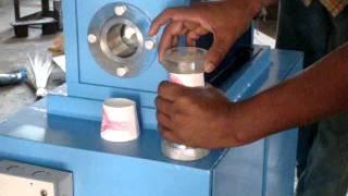 semi automatic paper cup machine operation