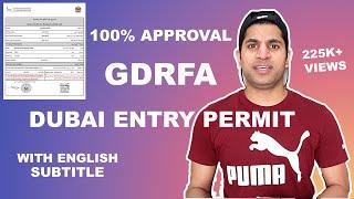 Apply GDRFA Entry Permit To Return To Dubai With English Subtitle, GDRFAA Approval with New Updates