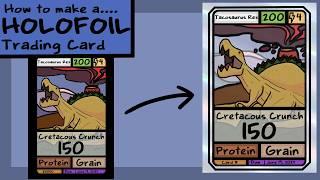 How To Make A Homemade Digital Holofoil Holographic Card on Clip Studio Paint