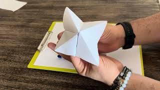 A4 Kağıttan Origami Tuzluk Nasıl Yapılır?