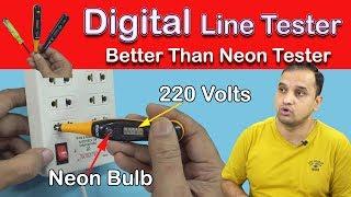 Digital Contact Line Tester Better Than NEON Tester