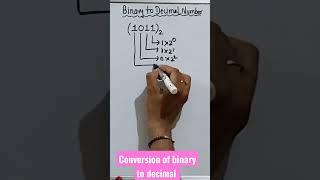 How to convert a binary number into a decimal number in just a second| (1011)2 into Decimal