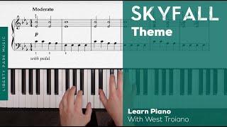 James Bond: Skyfall Theme | Easy Piano | LPM Performances