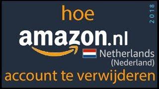 Amazon.nl : Hoe Amazon Account permanent te verwijderen