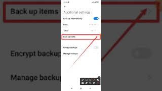 LinkedIn App data not enable automatically backup mode | Redmi Note 10 and Xiaomi