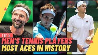 Top 5 MOST ACES Ever | Men's TENNIS | Andy Roddick, Ivanisevic, Zverev, Tsitsipas, Isner, Karlovic ?