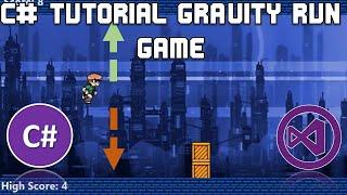 C# Projects - Create a Gravity Run Game with Windows Form in Visual Studio