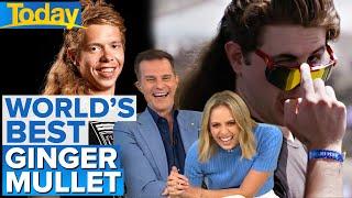 Search for world’s best ginger mullet leaves hosts in stitches | Today Show Australia