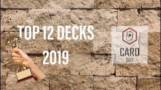 Top 12 Playing Card Decks of 2019 from The Card Guy!