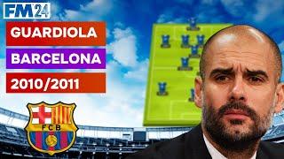 Guardiola's LEGENDARY Barcelona 2010/11Tactic in FM24