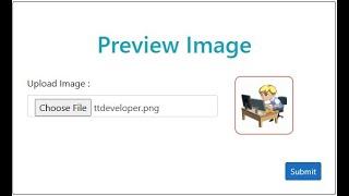 Preview Image | How to Upload and Preview Image | Upload #biharideveloper  #howto #preview #image