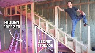 Turning Wasted Space Under Stairs into Creative Storage!