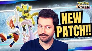 WHAT?? Freezing Rush PART 3 PATCH NOTES! | Pokemon Unite