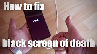 How to solve black screen on Poco M3