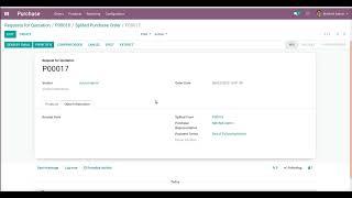 How to configure Split Purchase Orders| Odoo App Feature #purchaseorder #odooapp #odoo16