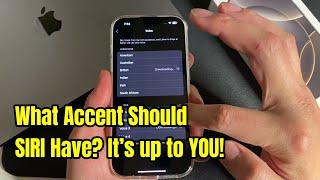 How to Change Siri’s Voice Accent on IPhone 16 (iOS 18.2) - American, Irish, Indian, British, S Afri