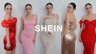 HUGE SHEIN HOLIDAY DRESS TRYON HAUL 2023