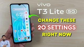 Vivo T3 Lite 5G : Change These 20 Settings Right Now