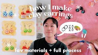 how to make clay earrings   my best tips, tricks & favorite supplies
