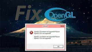 fix opengl error for old graphics card