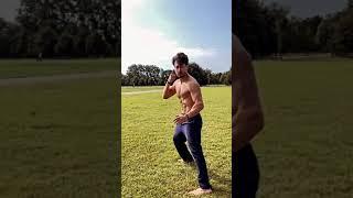 Tiger Shroff Stunt Training In London  Back Flip Jump And Showing 6 Pack Abs #Shorts 