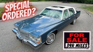 1985 Cadillac Brougham D’Elegance ONE OF A KIND 39k miles 1 Owner FOR SALE by Specialty Motor Cars