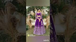 Purple Bridal Lehenga #bridal #lehenga #lehengacholi #bridallehenga