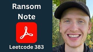 Ransom Note - Leetcode 383 - Hashmaps & Sets (Python)