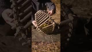 Super Idea: bushcraft basket #bushcraft #survival #camping #outdoors