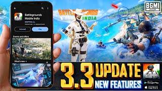 BGMI NEW UPDATE 3.3 : New Features Confirmed , What To Expect, & More - NATURAL YT