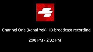 Channel One (Kanal Yek) HD broadcast recording, JAN 7 2025