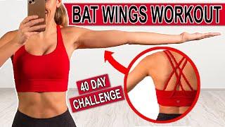 BAT WINGS TONE UP  40 Day Challenge Back & Arms Workout