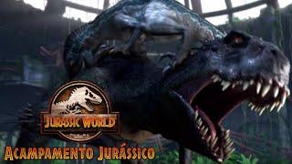 Scorpios Rex Vs Scorpios Rex Vs Blue | Jurassic World: Acampamento Jurássico