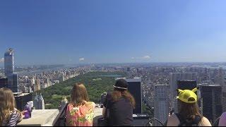 4K Top of the Rock - Rockefeller Center - New York