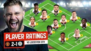 Yoro MUCH BETTER! Dalot = POOR! Howsons Player Ratings… Man United vs Leicester City