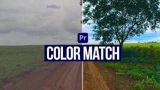 How to Use Color Wheel & Match in Premiere Pro | Color Match ANY Video