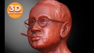 ZBrush Head Sculpting Timelapse | Create a Realistic 3D Character Head | Easy Beginner Tutorial