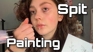 ASMR | SPIT PAINTING YOU AND YOUR TATTOO