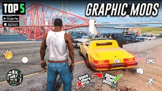 Top 5 GTA San Andreas Realistic Graphics Modpacks For Android  Free | GTA 5 - GTA SA