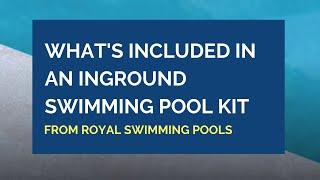 What is included in a vinyl swimming pool kit