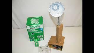 NEW ENERGY SAVING GREENLITE BLACK GOOSENECK DESK LAMP INCLUDES 13 WATT BULB NIB