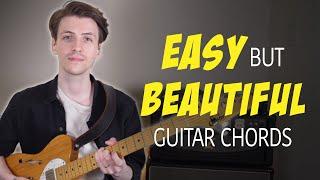 Easy But Beautiful Guitar Chords in G Major (E Minor) - New Chords for Indie/Ambient Guitar