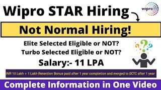 Wipro Star Hiring | Not an Off-Campus Drive 2022 Must Watch Before Applying  Check your Eligibility