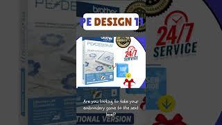 Get Your Hands on PE Design 11 - The Ultimate Embroidery Software with License Key #shorts