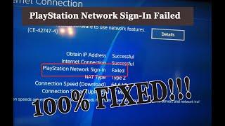 PlayStation Network Sign-In Failed PS4 & PS5 [FIXED]