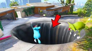 GTA 5 I Found A Big Water Hole In REAL LIFE ! With OGGY & JACK