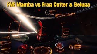 Elite Dangerous PVP: Phasing Mamba vs Frag Cutter & Beluga