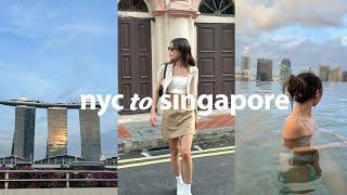 NYC TO SINGAPORE | exploring singapore, local food crawl, first international meetup