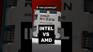 INTEL VS AMD. Разница между процессорами в 2024  #пк #игры #сборкапк #процессор #pc #intel #amd