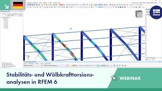 Stabilitätsanalysen und Berücksichtigung von Wölbkrafttorsion (7 Freiheitsgrade) in RFEM 6